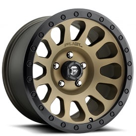 17" Fuel Wheels D600 Vector Bronze Off-Road Rims 