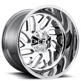 20" Fuel Wheels D609 Triton Chrome Off-Road Rims 