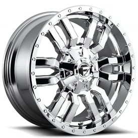 20" Fuel Wheels D631 Sledge Chrome Off-Road Rims 