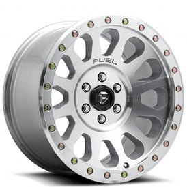 17" Fuel Wheels D647 Vector Machined Off-Road Rims 