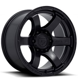 20" Fuel Wheels D766 Rush Satin Black Off-Road Rims