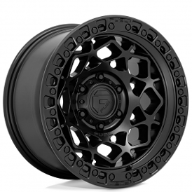 17" Fuel Wheels D786 Unit Matte Black Off-Road Rims