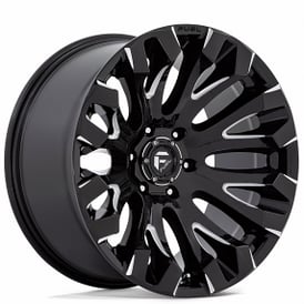 18" Fuel Wheels D828 Quake Gloss Black Milled Off-Road Rims