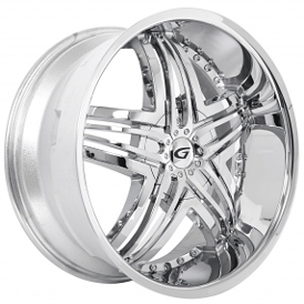 22" Diablo-Gianna Wheels Blitz Full Chrome Rims 