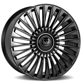 24" Diablo-Gianna Wheels Lusso Gloss Black Rims