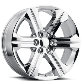 22" GMC Sierra Wheels FR 47 Chrome OEM Replica Rims 