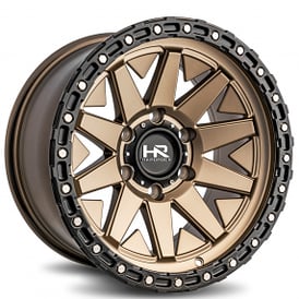 17" Hardrock Wheels H106 Matte Bronze Off-Road Rims