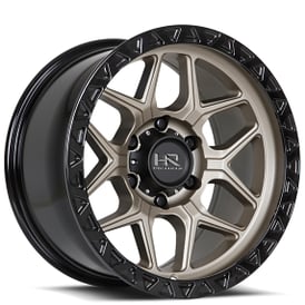 17" Hardrock Wheels H107 Matte Bronze Off-Road Rims