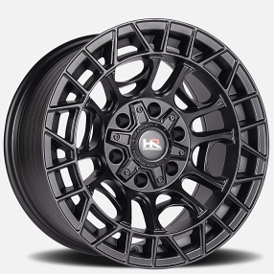 20" Hardrock Wheels H111 Satin Black Off-Road Rims
