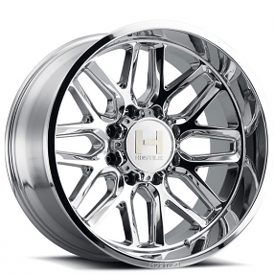 24" Hostile Wheels H120 Vulcan Chrome Off-Road Rims