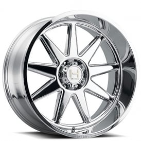 24" Hostile Wheels H121 Omega Chrome Off-Road Rims