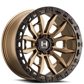 17" Hostile Wheels H130 Crandon Bronze Off-Road Rims