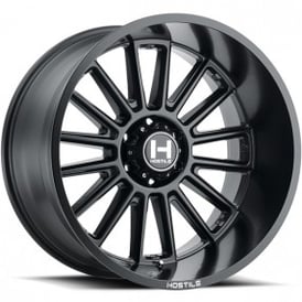 20" Hostile Wheels H115 Predator Satin Black Off-Road Rims