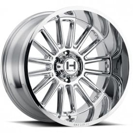 22" Hostile Wheels H115 Predator Chrome Off-Road Rims