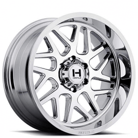 22" Hostile Wheels H108  Sprocket Chrome Off-Road Rims