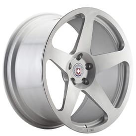 21" HRE Wheels 305M Gloss Silver Monoblock Forged Rims