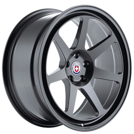21" HRE Wheels 307 GT Satin Black Monoblock Forged Rims