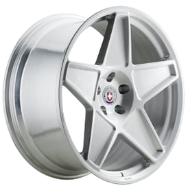 22" Staggered HRE Wheels 505M Brushed Clear Monoblock Forged Rims