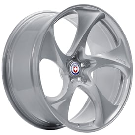 22" HRE Wheels 522M Gloss Silver Monoblock Forged Rims