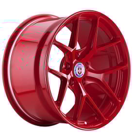 19" HRE Wheels R101 Gloss Red Monoblock Forged Rims