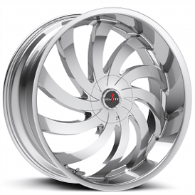 22" Ignite Wheels Flame Chrome Rims