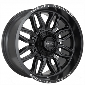 20" Impact Off-Road Wheels 827 Matte Black Rims