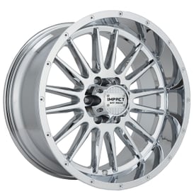 24" Impact Off-Road Wheels 833 Chrome Rims