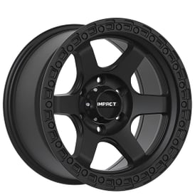 17" Impact Off-Road Wheels 8805 Satin Black Rims