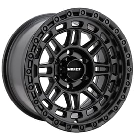 17" Impact Off-Road Wheels 8806 Satin Black Rims