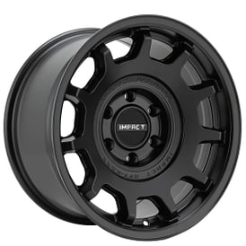 17" Impact Off-Road Wheels 8807 Satin Black Rims