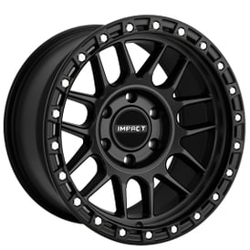 17" Impact Off-Road Wheels 8808 Satin Black Rims