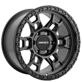 17" Impact Off-Road Wheels 8812 Satin Black Rims