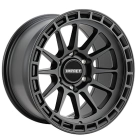 17" Impact Off-Road Wheels 8814 Satin Black Rims