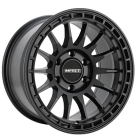 17" Impact Off-Road Wheels 8815 Satin Black Rims