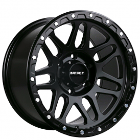 17" Impact Off-Road Wheels 883 Satin Black Rims