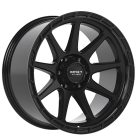 20" Impact Off-Road Wheels 908 Satin Black Rims