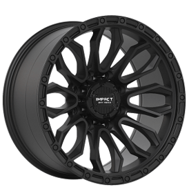 20" Impact Off-Road Wheels 910 Satin Black Rims