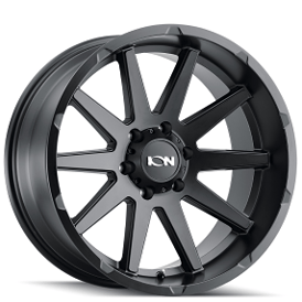 17" Ion Alloy Wheels 143 Matte Black Off-Road Rims