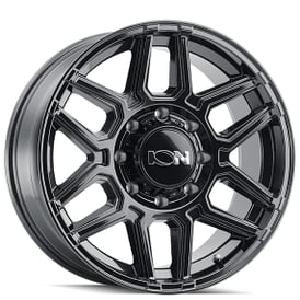 20" Ion Alloy Wheels 146 Gloss Black Off-Road Rims