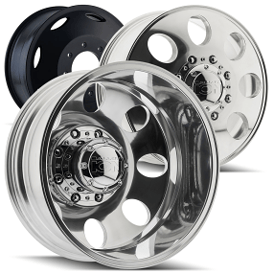 20" Ion Alloy Wheels 167 Dually Polished Off-Road Rims