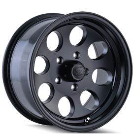17" Ion Alloy Wheels 171 Matte Black Off-Road Rims