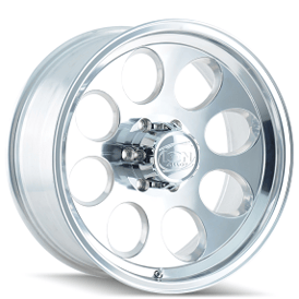 16" Ion Alloy Wheels 171 Polished Off-Road Rims