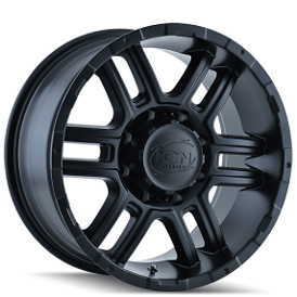 20" Ion Alloy Wheels 179 Matte Black Off-Road Rims