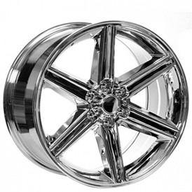 22" IROC Wheels Chrome 6-lugs Rims