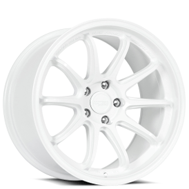 18" Katana Racing Wheels HR06 Gloss White Flow Formed Rims