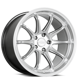 18" Katana Racing Wheels HR06 Hyper Silver Flow Formed Rims