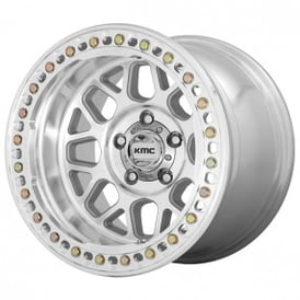 17" KMC Wheels KM235 Grenade Crawl Beadlock Machined Off-Road Rims