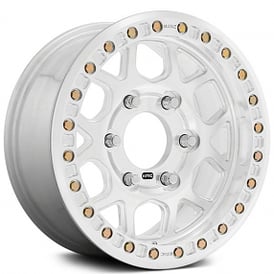 17" KMC Wheels KM444 Mesa Beadlock Raw Machined Off-Road Monoblack Forged Rims
