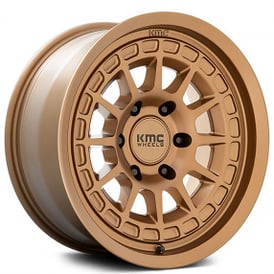 17" KMC Wheels KM719 Canyon Matte Bronze Off-Road Rims
