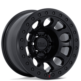 17" KMC Wheels KM241 E25 Beadlock Blackout Off-Road Rims